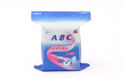 China Customize Printed Sanitary Napkin Disposal Bags , Pet Cpp Film Packaging Bag for sale