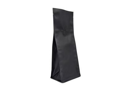 China Wholesale Custom Smell Proof  Black Plastic Coffee Packaging Bag for sale