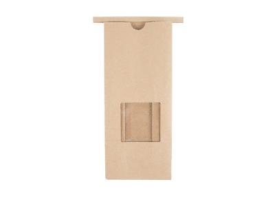 China Flat Bottom Brown Kraft Paper Tin Tie Foil Lined Coffee Bag with Valve for sale