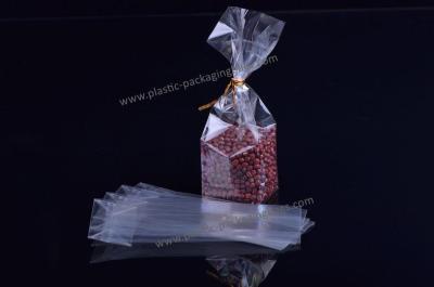 China Heat Seal Square Bottom Cellophane Bags , Food Grade Transparent OPP Bag for sale