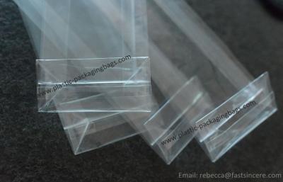 China High Transparency OPP Block Bottom Bags , Fruit Packaging 40 Micron Cellphone Bag for sale