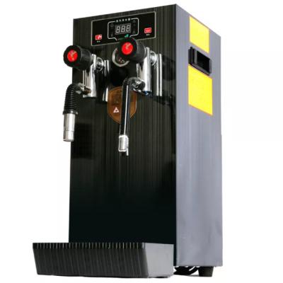 China Keep Hot Double Electric Heating Boiler Power Steam Boiler Bubble Tea Equipment Bar Milk Tea Shop Use for sale