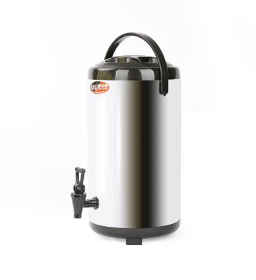 China Heat Preservation Stainless Steel Heat Preservation Barrel 6/8/12L Insulated Stainless Barrel Milk Tea Insulation Barrels for sale