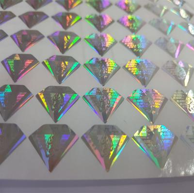 China Custom Holographic 2d/3D Hologram Sticker, High Quality Hologram, 3d PET Hologram Sticker for sale