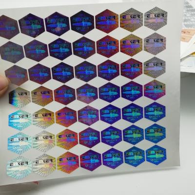 China 3d hologram /labels/2d anti-counterfeit high quality custom custom stickers/ for sale