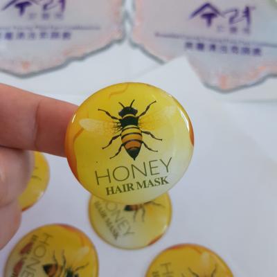 China Soft/hard clear waterproof /epoxy resin dome sticker, poly dome sticker, high quality brand dome label crystal printing for sale