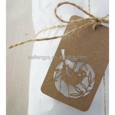 China Sustainable Custom Cardboard Hang Tag For Jeans for sale