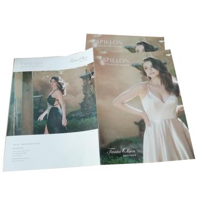 China Custom Perfect Hard Cover Fashion Magazine Embossing Full Color / Catalog Printing Service Factory for sale