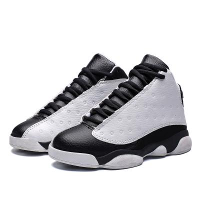 China Fashion Basketball Shoes Make Your Own Design Brand Kd Toddler aj13 Hi Toddler Kids Upper Baby Boy Basketball Shoes For Kids children for sale