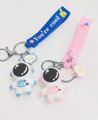 China Lovely Washable Keychain Key Chain Wholesale Rubber Silicone For Kids Friends For Students Adults Girls for sale