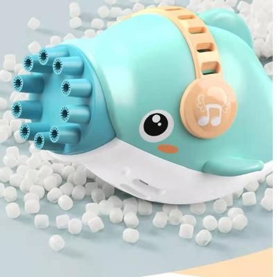 China Wholesale Entertainment Dolphin Shape Toys Blowing Water Soap Electric Kids Bubble Gun Big Dolphin Electric Soap Toys Bubble Gun for sale