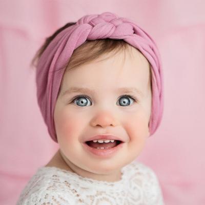 China Wholesale Nylon Hair Band Nylon Hair Donut Headband Baby Headband Amazon Wrap Baby Headband for sale