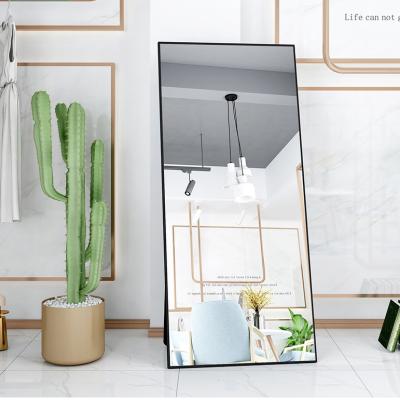 China Samll Quantity Acceptable Living Room Decorative Rectangular Integral Dressing Mirror for sale