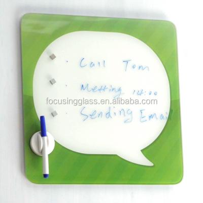 China Custom Glass DRAWING BOARD Good Quality Note Magnetic Board / Desktop Glass Drawing Boards for sale