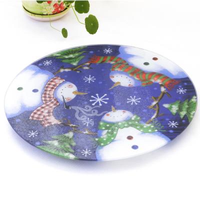 China New viable! lazy susan turntable tempered glass for christmas gift for sale