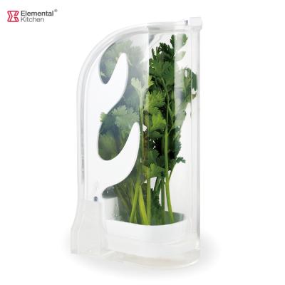 China Viable Herb Keeper Kitchen Food Container Air Tight Led Plastic Storage Straight Side Bottles And Jars With Minifigure Lid Small for sale