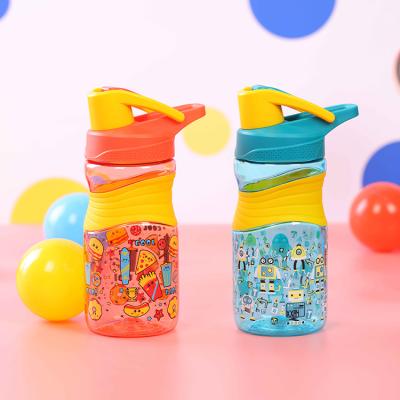 China New Design Sustainable High Quality Plastic Bottle BPA Free Plastic Water Bottle Smoothie For Kids for sale