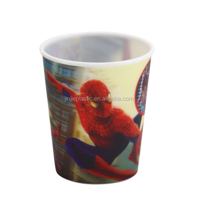 China OEM Single Wall Kids Style Cartoon Drinking Cup 3D Lenticular for sale