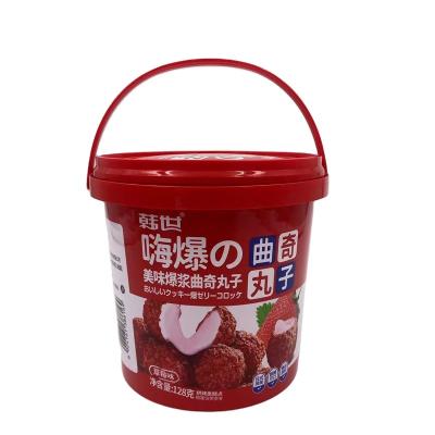 China Recycled Materials Factory Hot Sale IML 1L PP Color Customized Plastic Bucket For Food Container With Handle for sale