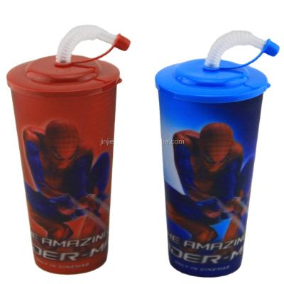 China Wholesale IML 3D OEM Injection Single Wall Lenticular Plastic Cup Casual Mug for sale