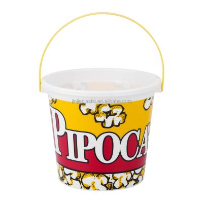 China China Sustainable Supplier, 44oz Cinema Food Grade, Plastic Popcorn Bucket Printed for sale