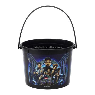 China Hot selling products recyclable, OEM design, 64oz, plastic popcorn bucket for movie theater for sale