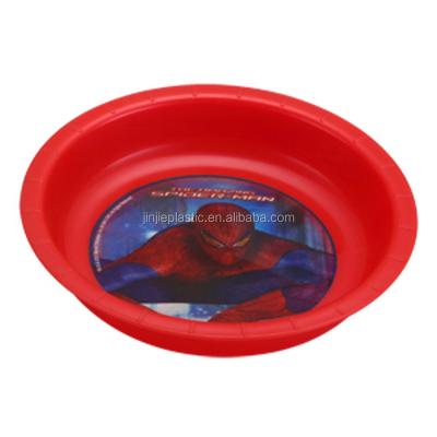 China High Quality Viable Design Kids Plastic Cartoon Dish Tray for sale