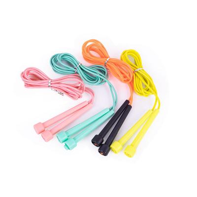 China Wholesale 2.8m Anti-shatter PVC Adjustable Jumping Jump Rope PP Handles Fitness Custom Training Skipping Rope for sale