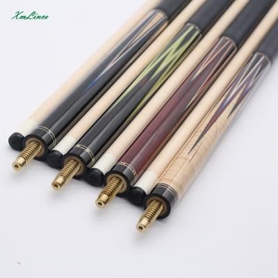 China Popular high quality Xmlinco PU custom handcraft eight point billiard cue inlay design billiard stick for sale