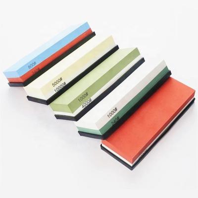 China Double Side #1000/6000 Whetstone Knife Sharpener Tool Whetstone Set Workable Multipurpose Knife Sharpening Stone for sale