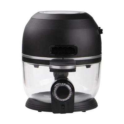 China New Design Promotion Hotel Kitchen Accessories Glass&stainless Steel Black / Silver 6L Digital Glass Air Fryer for sale