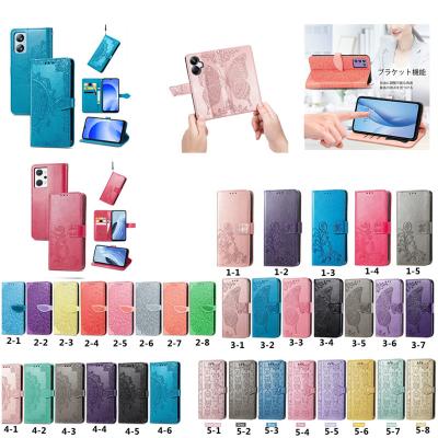 China Patterns Wallet Phone Shockproof Embossed Leather Case For Samsung S23 ultra S22 plus S21 Fe A04E FO4 A14 A54 A23E A13 TPU Card Slots Cover for sale