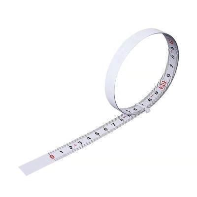 China 1/2/3/5M Retractable Smooth 10m /15M 20M 30M Self Adhesive Miter Saw Track Tape Measure Backing Steel Metric Ruler Tape Measure for sale