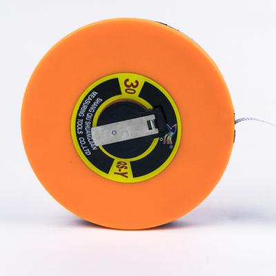 China Anti Drop Fiberglass Measuering Auto-Stop Fiberglass Long Abs+pvc Tape Measure Tape Measure for sale