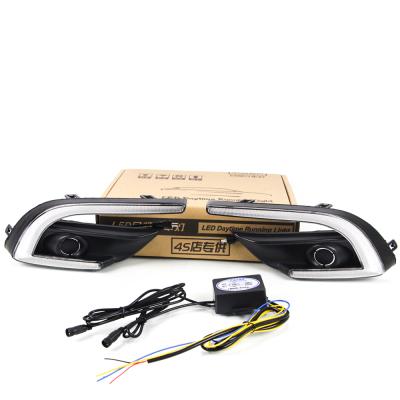 China ABS Tube Style Front Bumper Light For Mazda 3 Axela 2016 - 2017 With Dual Color Daytime Running Light for sale