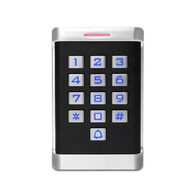 China IP65 waterproof standalone rfid access control system metal waterproof / waterproof rfid keypad for sale