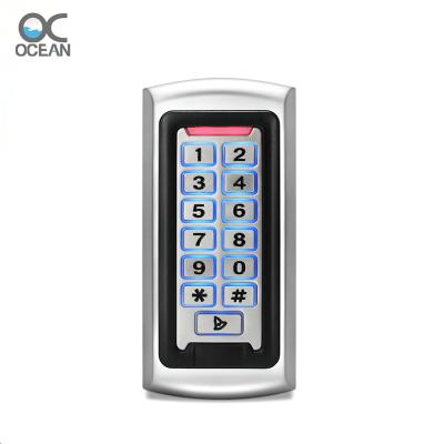 China Waterproof/Waterproof Standalone Metal Access Control Keypad, RFID Reader, Wiegand, 2000 EM Card or Pin for sale