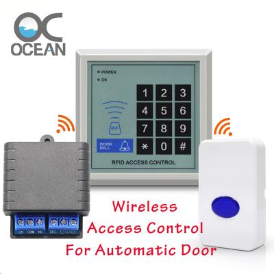 China Wireless Access Control 315MHz Access Control Set, Keypad Reader, Exit Door RFID Switch for Automatic Door for sale