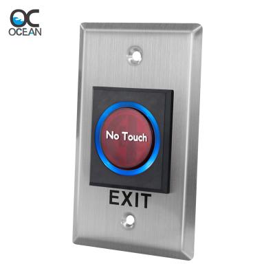 China Infrared Door Release Pad Exit Button No Touch Exit Button Touchless for Access Control System for sale