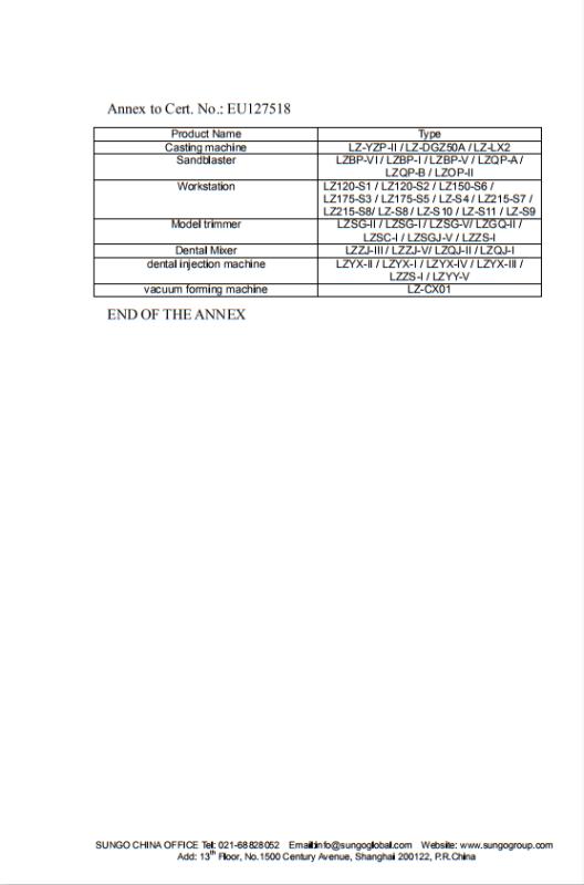 CE - Tianjin Iris International Trade Co., Ltd.