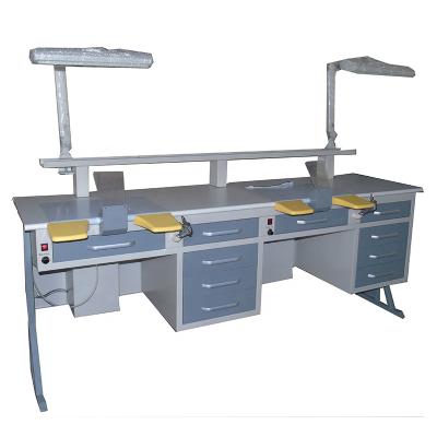 China Dental Lab Technician Dental Tables Equipment Metal Lab Dental Workstation for sale