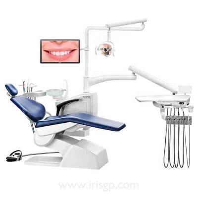 China Dental clinics and hospitals dental unit chair dental price with x ray viewer and x ray dental unit optional for sale