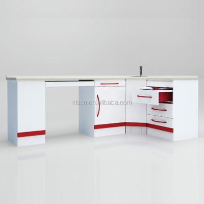 China Cold Rolled Steel L-Shape Furniture Dental Cabinet / Dental Cabinet Clinic Dental Cabinet For Clinic And Hospital for sale