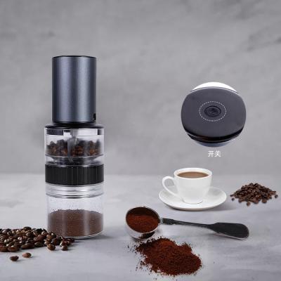 China Who respects the environment. Easy Commercial Electric Rechargeable Coffee Grinder Coffee Grinder With Glass Jar Kitchenware Instrument for sale