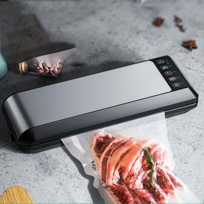 China Fresh Food Press Food Vacuum Sealer Kitchen Packer Vacuum Sealer Packing Sealing Machine for Food Saver with 10pcs Vacuum Bag for sale