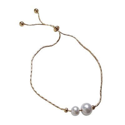 China Minority Design Pearl Best Friend Trendy Simple Sister Bracelet for sale