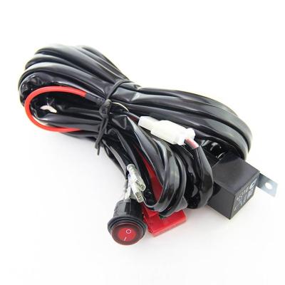 China Automobile Customized Relay Switch Control Wiring Harness for Off Road LED Light for sale