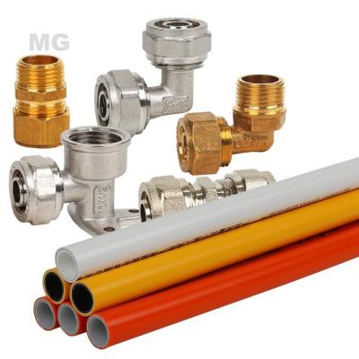 China PEX Metric Pex Pipe Brass Pipe Tube Fittingss for sale