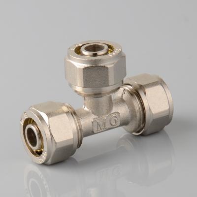 China MG Types All Brass Pex Fittings Hose Connector Compression Fittings Equal for sale