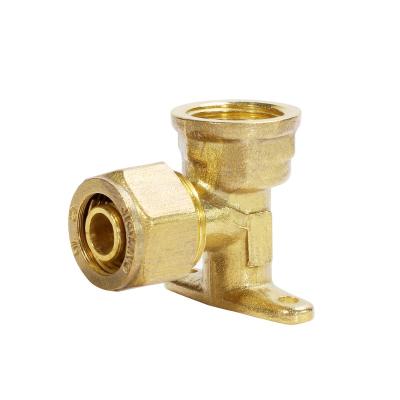 China MG-F008 PEX Pipe Fitting/Reduction Elbow Connector Brass Female Seated Equal for sale